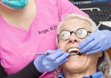 dental scaling patient with angela