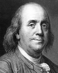 portrait of Ben Franklin