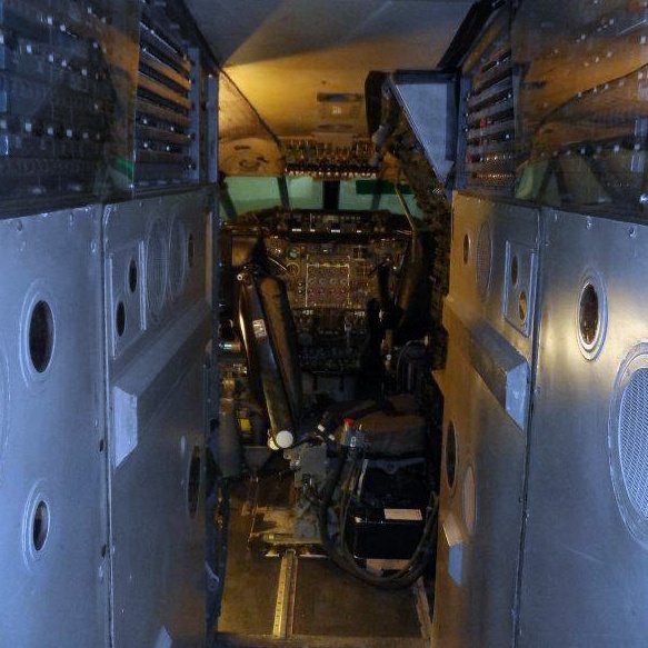 concord airplane cockpit