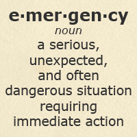 definition of emergency
