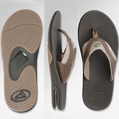 sandals that have bottle openers on the bottom.
