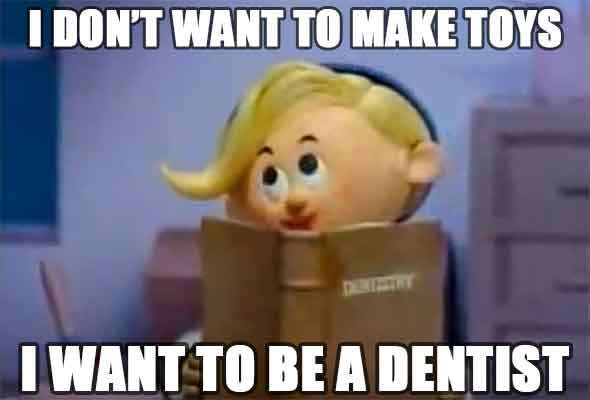 hermey the elf dentist from rudolph the red nosed reindeer