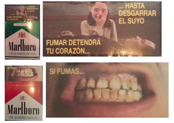 warnings on marlboro cigarettes in mexico