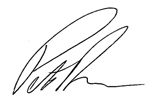peter's signature