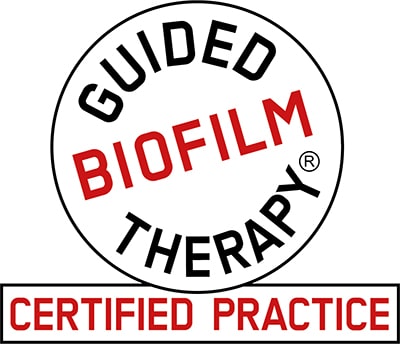 Guided Biofilm Therapy (GBT) Certified Practice badge