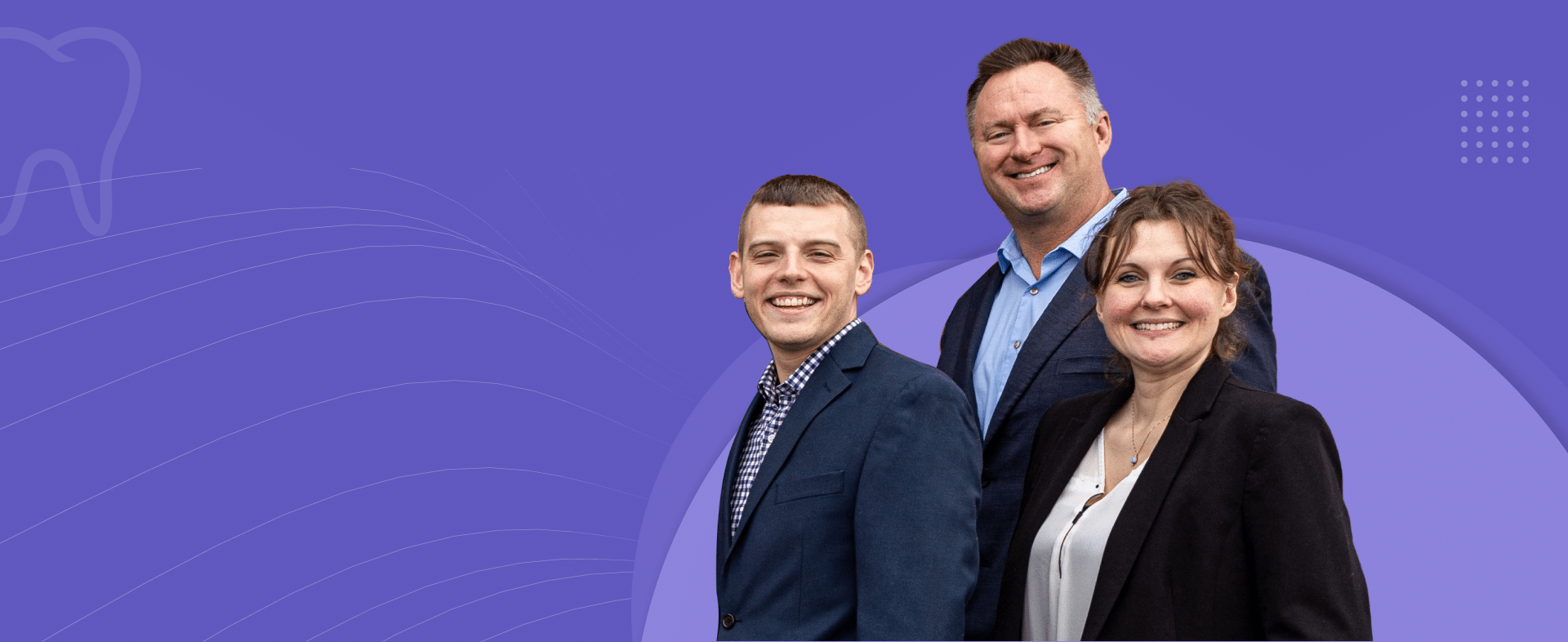 Dr. Drews, Dr. Lake, and Dr. Riemersma, the dentists at Drews Dental in Lewiston, Maine