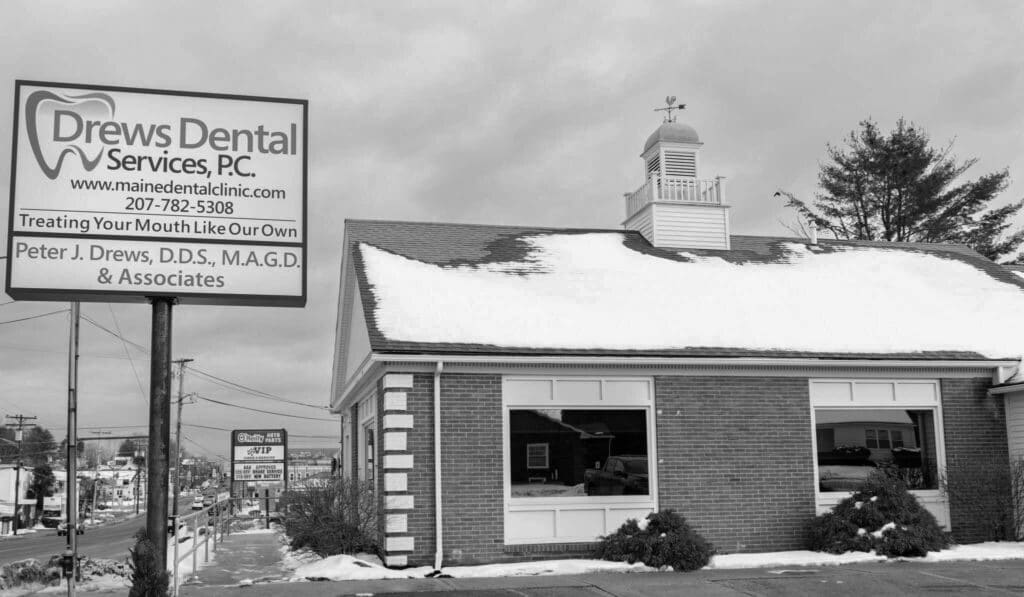 Drews Dental Services building in Lewiston, Maine